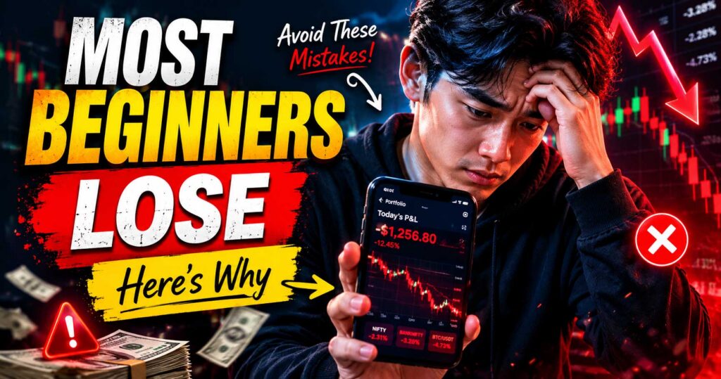 Why beginners lose money trading thumbnail