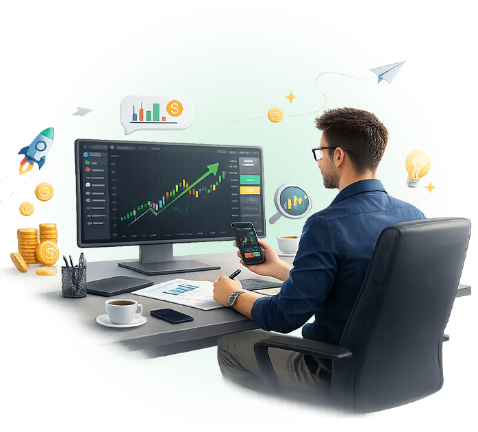 binary trading guide for beginners illustration